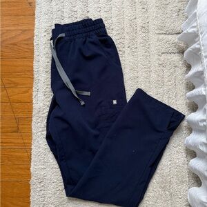Figs High Waisted Dowa Pants Navy Blue (M tall)